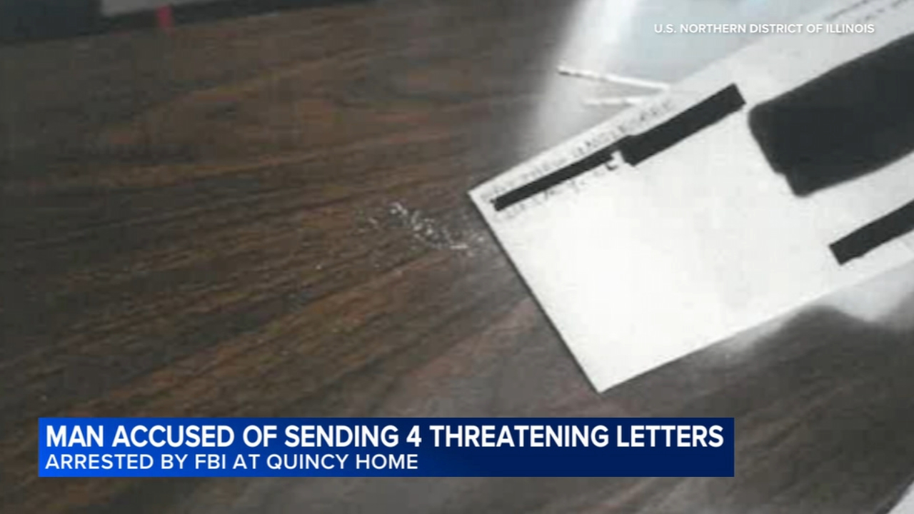 Man who allegedly sent white substance to members of Congress put his address on envelopes: DOJ
       — King of Prussia Community news