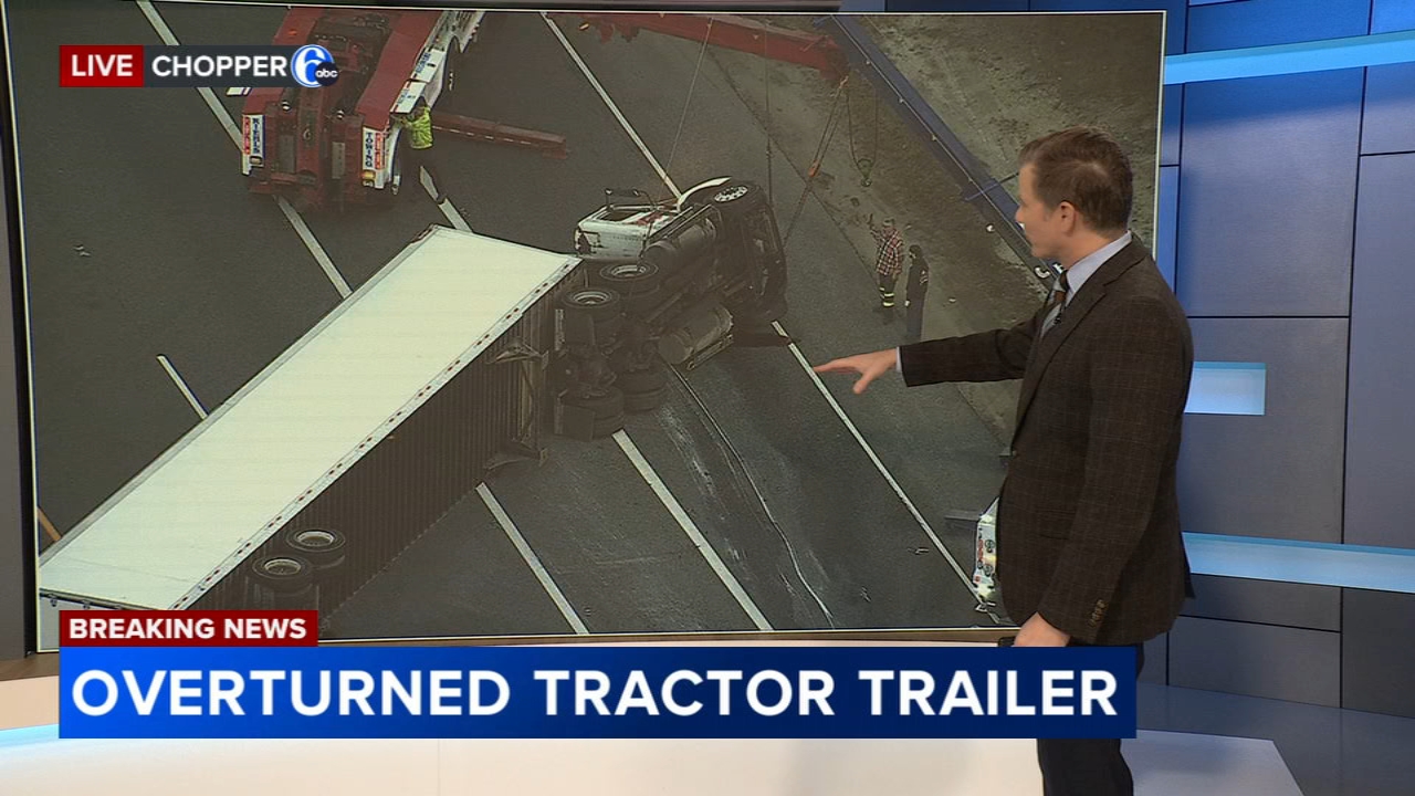 Overturned semi blocking all lanes of Rt. 55 NB in Gloucester County, New Jersey
— King of Prussia Community news