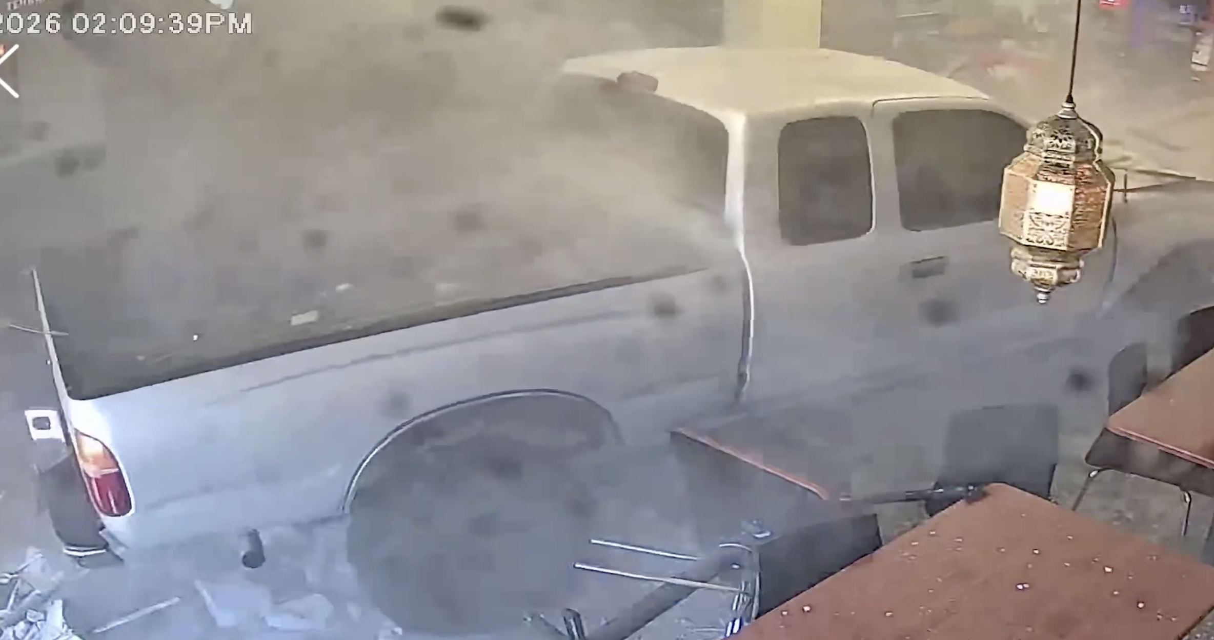 Watch: Suspected drunk driver crashes truck into California restaurant — King of Prussia Dining news
